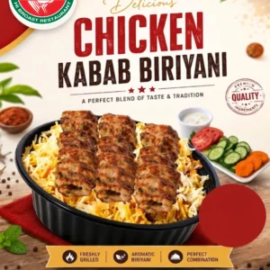 Chicken Kabab Biryani